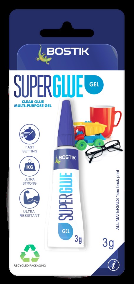 30625120 Bostik Super Glue Gel 3g